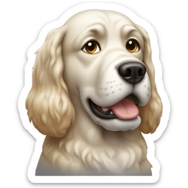 big, sweaty dog sticker