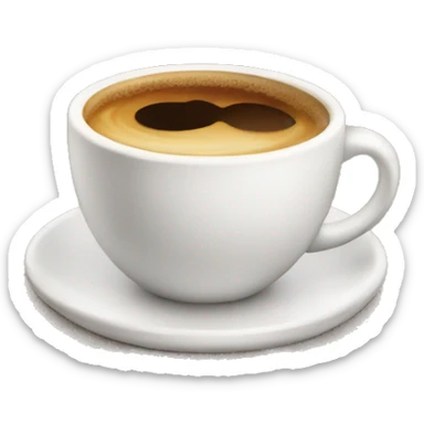 Coffee sticker