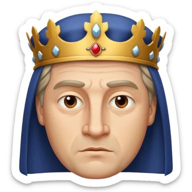 philip the great without a crown sticker