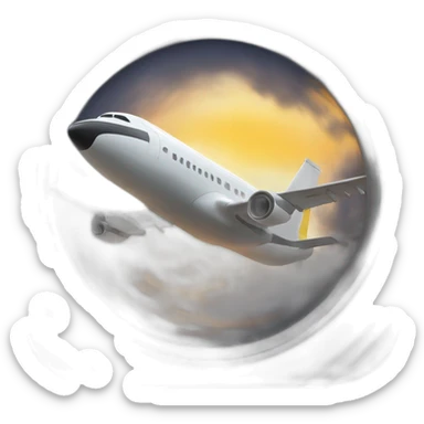 Aircraft engine leap sticker