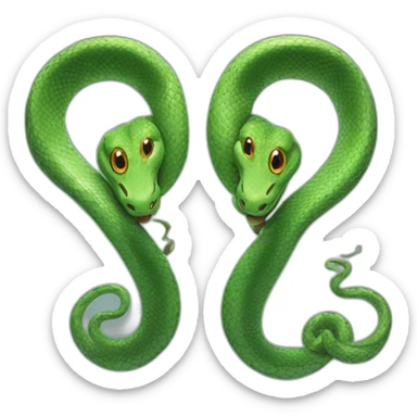 double headed snake sticker