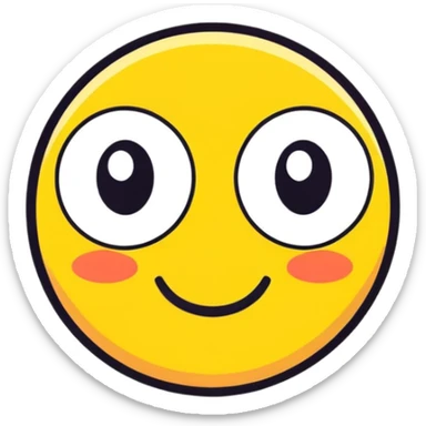 emoji giving side eye sticker