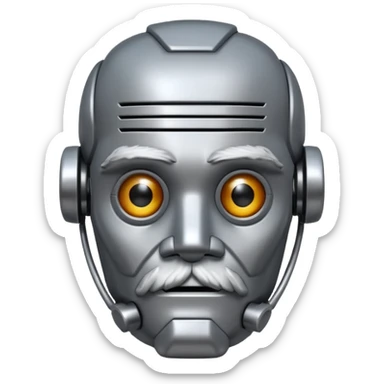 Robot karl marx sticker