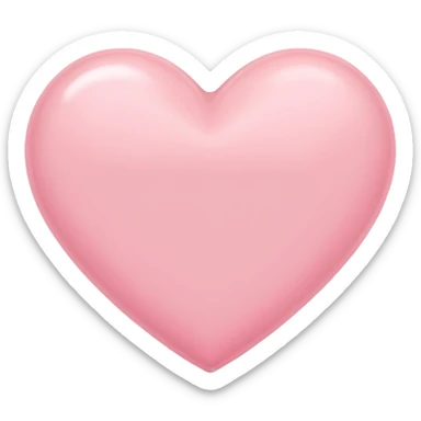 Pastel Pink Heart sticker