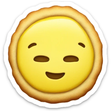 Lemon cookie sticker