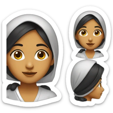 Punjabi girl  sticker