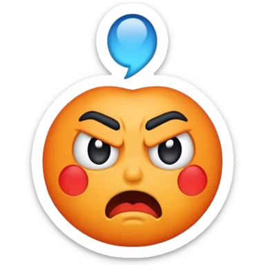 Super upset sticker