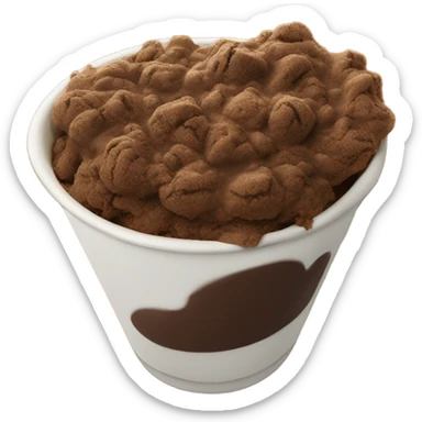 mocha cookie crumble from starbucks sticker