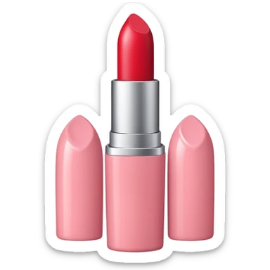 Strawberry milk color lipstick sticker