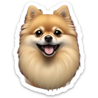 Pomeranian shamanic sticker
