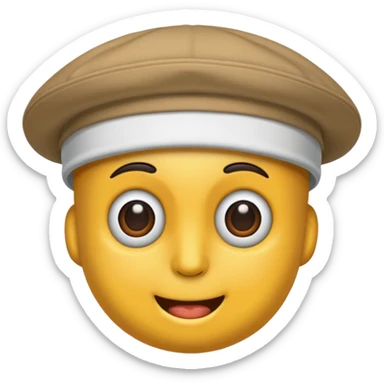 gorro panadero sticker