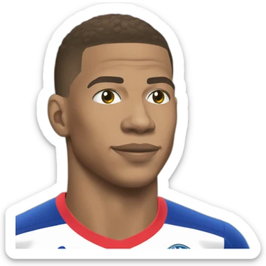 Kylian Mbappé france sticker