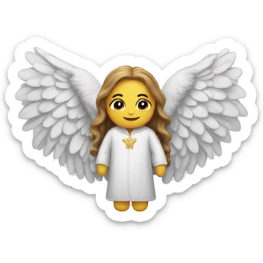 angel wings cozy  sticker