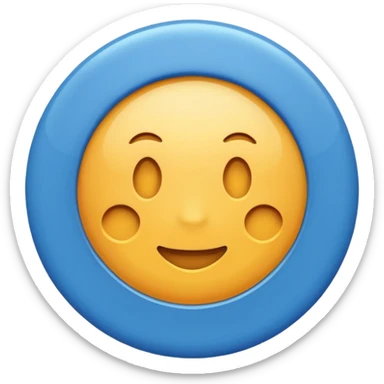 just a plain circle with the color 85DFFF sticker