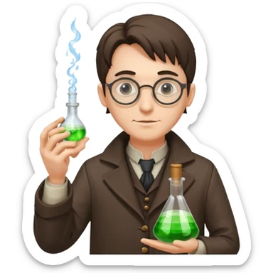 man potion alchemist sticker
