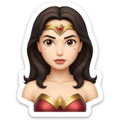 wondering woman sticker