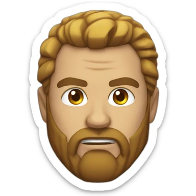 leonidas face sticker