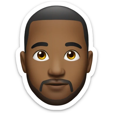 'The Game' LA Rapper with face tat sticker