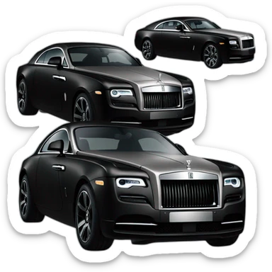 Rolls Royce wraith full black sticker