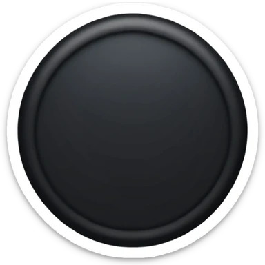 I want you to make a location symbol that's like a circle with a pointy bottom like this aesthetic ○●●□■♤♡♡◇♧☆▪︎¤ like the classic location symbol on Google maps but black sticker