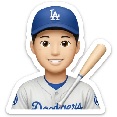 Shohei Ohtani (Đogers) baseball player  sticker