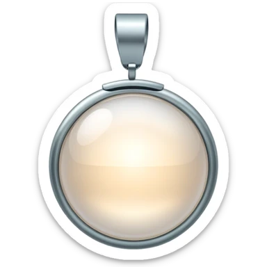 Glowing sphere with subtle masculine style essence, minimalist hanger element integrated, clean lines with soft aura waves sticker