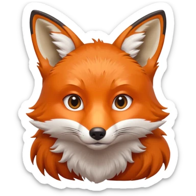photographer fox sticker