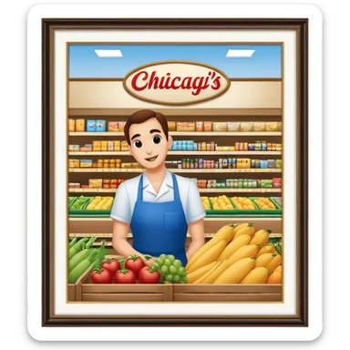 Dominick’s Grocery Store Chicago sticker