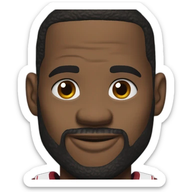 Lebron James étonné sticker