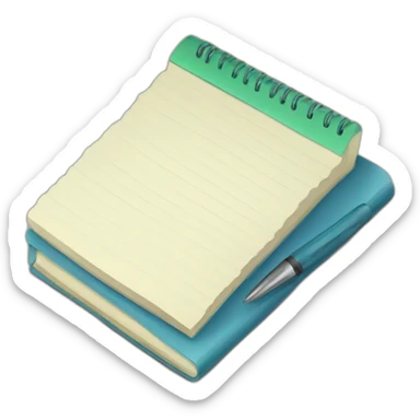 notepad sticker