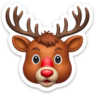 Rudolph sticker