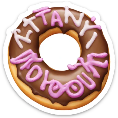 Thank you donuts  sticker