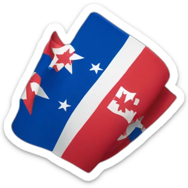 Dominican and Panamá flag sticker