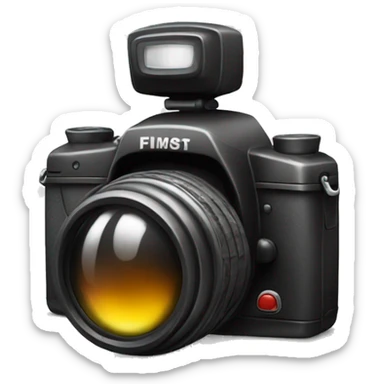 Camera with flash emoji  sticker