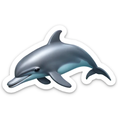 Dolphin with in a ocean sticker