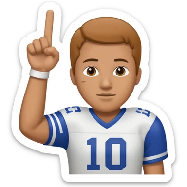 watching football game sticker