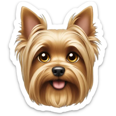 Short hair yorkie sticker