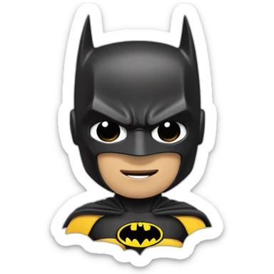 Batman qui frappe un garçon sticker