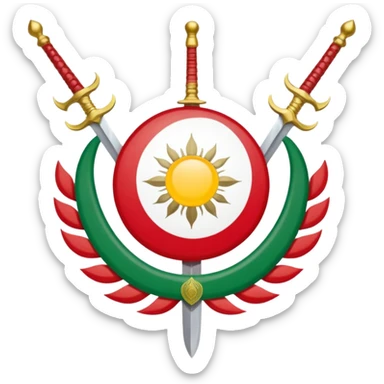 Old iran flag emoji for  texting sticker