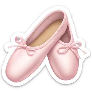 Pale pink ballet shoes sticker
