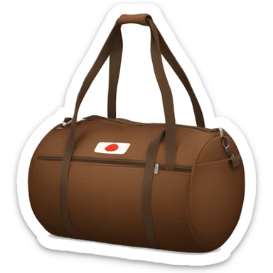 Brown sports bag sticker
