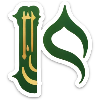 quran fron cover sticker