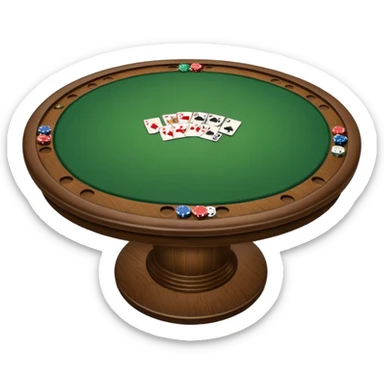 poker table sticker