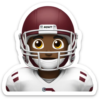 South Carolina gamecocks football player sticker