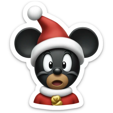 Micky Mouse christimas  sticker