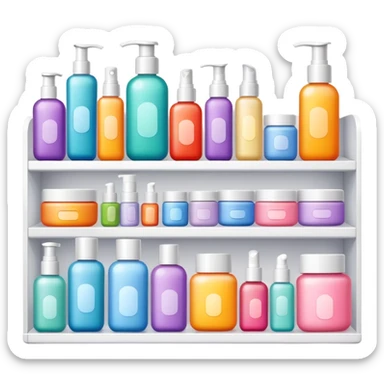 Skincare sticker