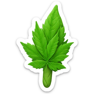 Weed joint sticker