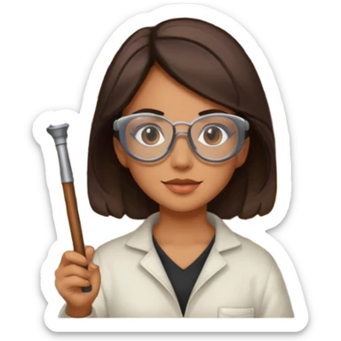 Glass Blower woman sticker