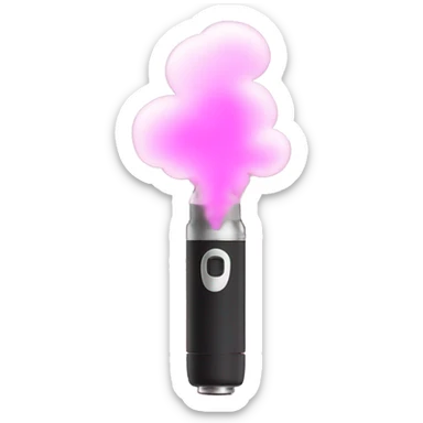 Pink vape sticker
