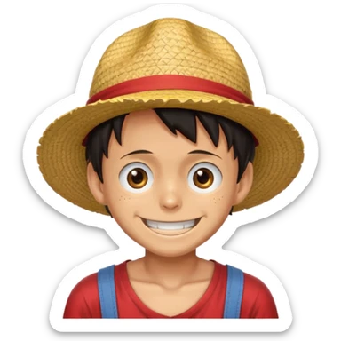 One peace lufi sticker